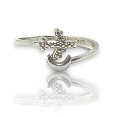 ART-117 Anillo Avión y Luna Plata 925 - comprar online