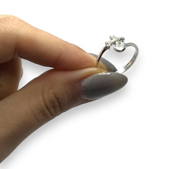 ART-117 Anillo Avión y Luna Plata 925 - tienda online
