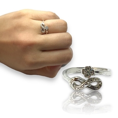 ART-116 Anillo Infinito Plata 925