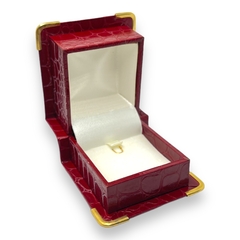 Estuche de Cuero Rojo Premium para Cadena y Dije (X Unidad) en internet