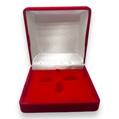Estuche de Pana Rojo Premium para Cadena y Dije (X Unidad) - comprar online