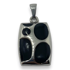 5995-N Dije de Diseño (35X22 mm) Acero Quirúrgico