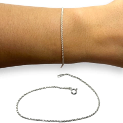 2.2 gr Pulsera Finita Plata Italiana
