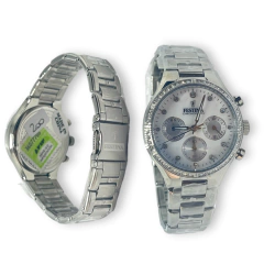Reloj Festina Dama F20401 Cronografo Acero - Cuadrante con Cubics Agente Oficial - Stal Joyas