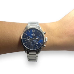Reloj Festina Hombre F20343 Cronografo - Fondo Azul Acero Agente Oficial