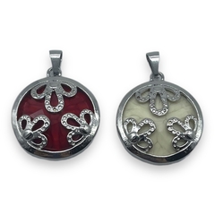 6180 Dije de Diseño / Variedad de Colores (33 mm) Acero Quirúrgico - comprar online