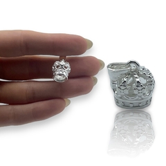 6144 Dije Corona (16 mm) Acero Blanco