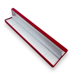 Estuche Premium para Pulseras - Terciopelo Rojo / X Unidad (24 cm x 4,5cm) - tienda online