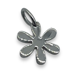 10068 Dije Mini Flor (18 mm) Acero Quirúrgico - comprar online