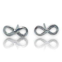 ART 1 Aros Pasantes Infinito -2 Plata 925 en internet