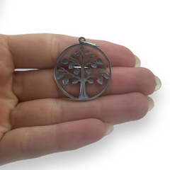 10213 Dije Arbol de la vida (30 mm) Acero Quirúrgico - comprar online