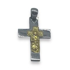 10283 Dije Cruz Gaucho Gil (21x18 mm) Acero Quirúrgico Dorado