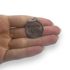 10274 Dije Arbol de la Vida (28 mm) Acero Quirúrgico - comprar online