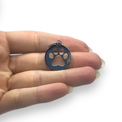 10372 Dije Huella de Perro (22 mm) Acero Quirúrgico - comprar online