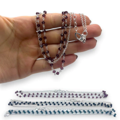 Cri 479 Conjunto Collar Piedras - Variedad de Colorees / Últimas Unidades Plata 925 - comprar online