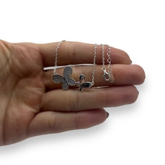 Cri 458 Conjunto Cadena y Dije Mariposa / Últimas Unidades Plata 925 - comprar online