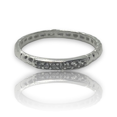 ART-121 Anillo Cubics Blancos Plata 925 - comprar online