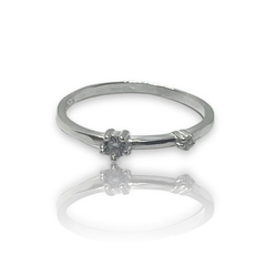ART-125 Anillo Piedras Blancas Plata 925 en internet