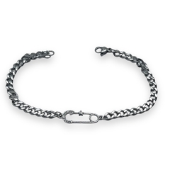 8839-3 Pulsera Alfiler con cubics Acero Quirúrgico en internet