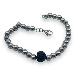 CAR-230 Pulsera Bolitas - Variedad de Colores Acero Quirúrgico - Stal Joyas