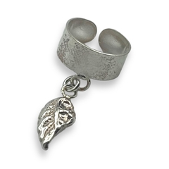 1 gr Aro Cuff Pluma Colgante Plata 925 - comprar online