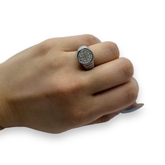 CAR 560 Anillo San Benito Acero Quirúrgico - Stal Joyas