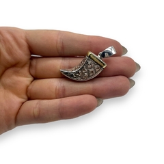 DI-RU CUERNO Dije Cuerno (25 mm) / Últimas Unidades Plata y Oro - comprar online