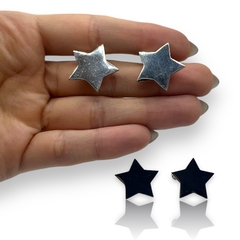 SIN-45 Aritos Estrellas (21 mm) / Últimas Unidades Plata Italiana