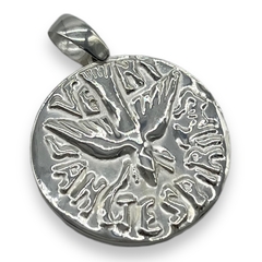 DI-RU 4 Dije Espíritu Santo (40 mm) Plata 925
