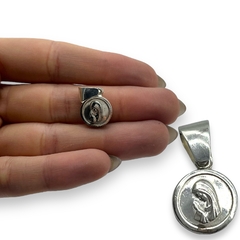 DI-RU 212 Dije Virgen Maria (14 mm) Plata 925
