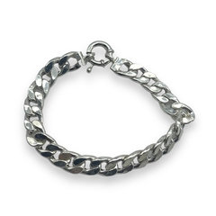 CRI- 82 Pulsera Eslabones + Cierre Marinero (20 cm) Plata 925 - comprar online