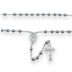 CRI- 89 Rosario 60 cm (Bolita 5 mm) Plata 925 - comprar online