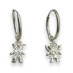 ART 2 Aros Argolla con Dije NENA+ NENE Plata 925 - comprar online
