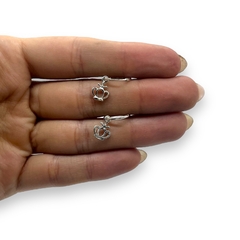 ART 2 Aros Argolla con Dije Coronas -2 Plata 925 - comprar online