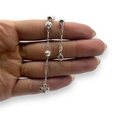 5.7 gr Pulsera Denario con Bolitas Plata Italiana en internet