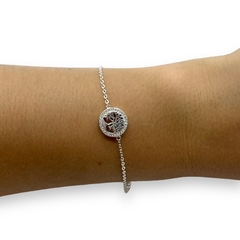 3 gr Pulsera Arbol de la Vida con Cubics Plata Italiana - comprar online