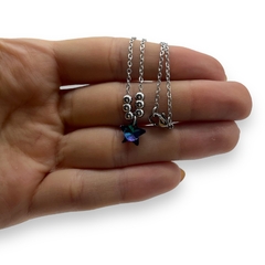4268 Conjunto Dije Estrella + Cadena - Variedad de Colores Acero Quirúrgico - Stal Joyas