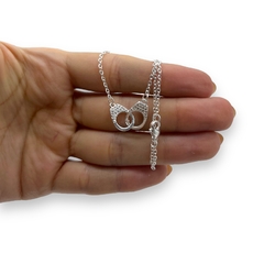 4265-2 Conjunto Cadena Entrelazada Acero Blanco - comprar online