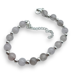 8845 Pulsera Bolitas - Variedad de Colores Acero Blanco - tienda online