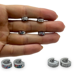 3554-1-2 Aros Cubanos - Variedad de Colores Acero Quirúrgico