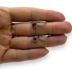 3602 Aros Colgantes Corazon Acero Quirúrgico - comprar online