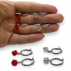 3601 Aros Colgantes Cubo - Variedad de Colores Acero Quirúrgico