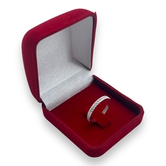 0447 Anillo Finito Cubics - Ideal Compromiso Acero Blanco (SIN ESTUCHE)