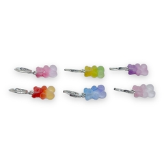 Aro Oso Osito Yummy Gummy Bear Argolla (X 1 Unidad) Plata Italiana en internet