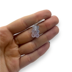 Aro Oso Osito Yummy Gummy Bear Argolla (X 1 Unidad) Plata Italiana - comprar online