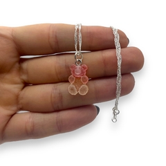 Conjunto Osito Yummy Gummy Bear + Cadena (40-45 cm) Plata 925 - tienda online