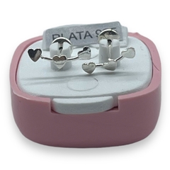 ART-1000 Abridores Corazones Trepadores (11x4 mm) Plata 925