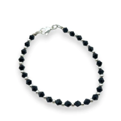 VOL-100-1 Pulseras Cristal de Roca - Variedad de Colores Acero Blanco - comprar online