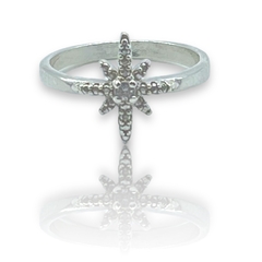 ART-138 Anillo Copo de Nieve Plata 925 - comprar online