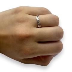 ART-134 Anillo Finito Panter Plata 925 en internet